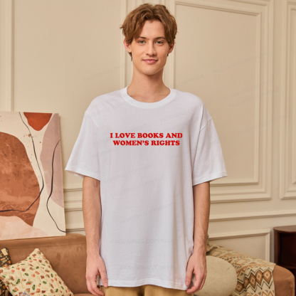 Pagewings I Love Books And Women's Rights Unisex Classic T-shirt