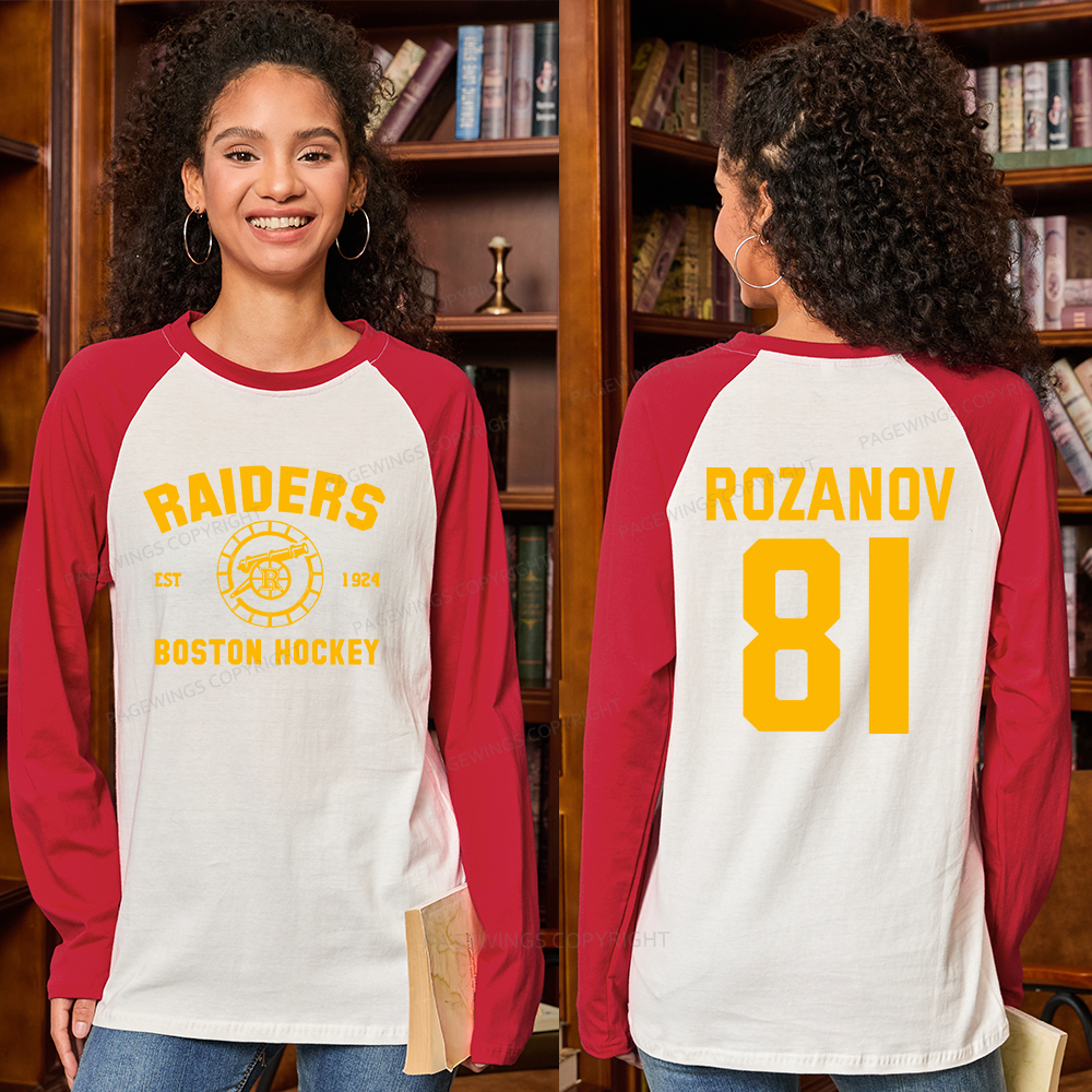 Pagewings Romance Novel Lover Long Sleeve Raglan T-shirt