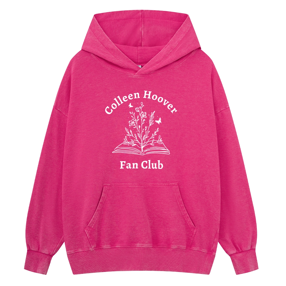 Pagewings Colleen Hoover Fan Club Unisex Washed Hoodie