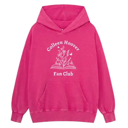 Pagewings Colleen Hoover Fan Club Unisex Washed Hoodie