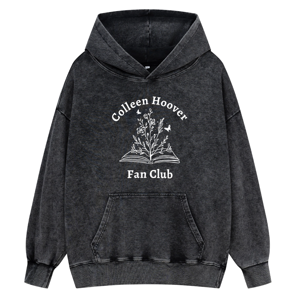 Pagewings Colleen Hoover Fan Club Unisex Washed Hoodie