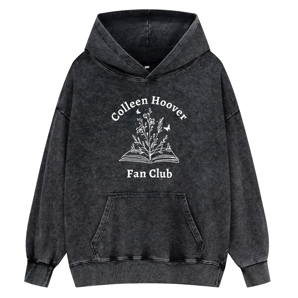 Pagewings Colleen Hoover Fan Club Unisex Washed Hoodie