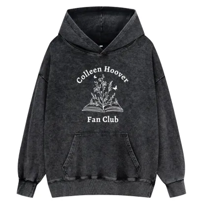 Pagewings Colleen Hoover Fan Club Unisex Washed Hoodie