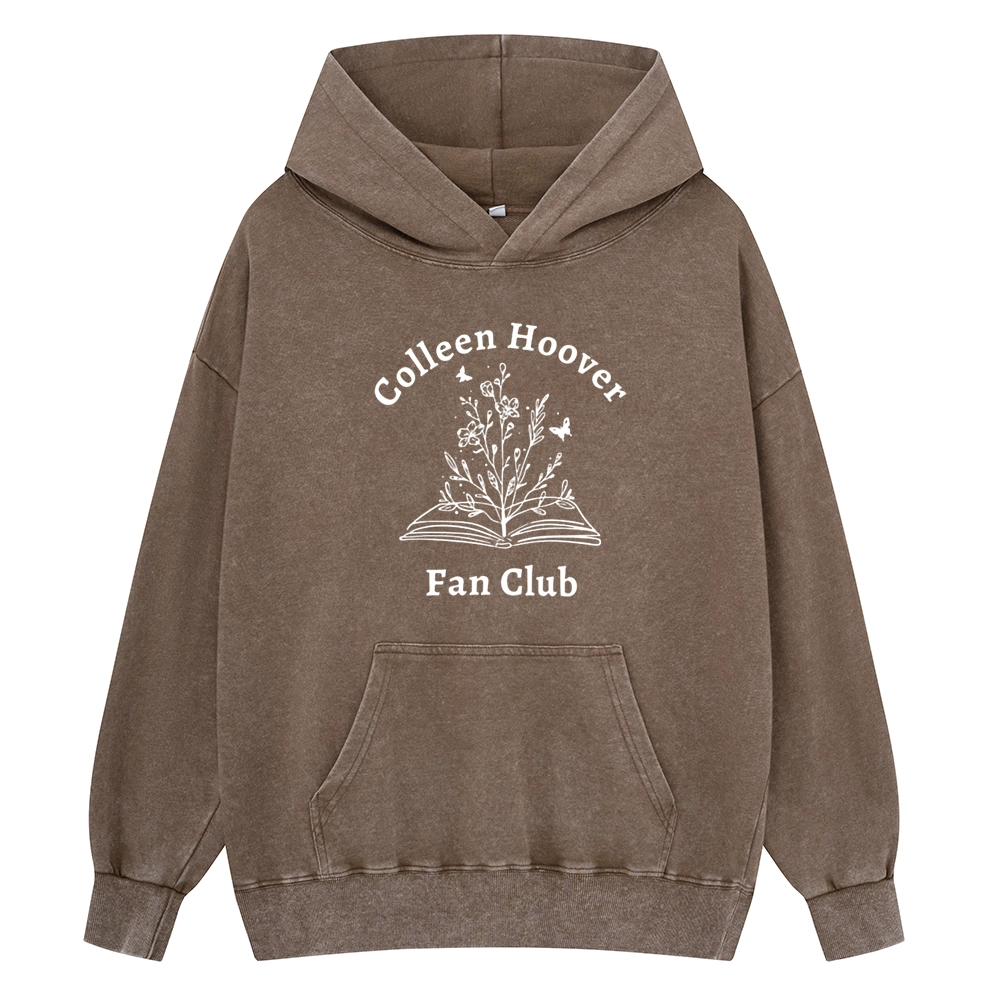 Pagewings Colleen Hoover Fan Club Unisex Washed Hoodie
