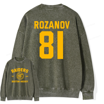 Pagewings Romance Novel Lover Unisex Washed Sweatshirt