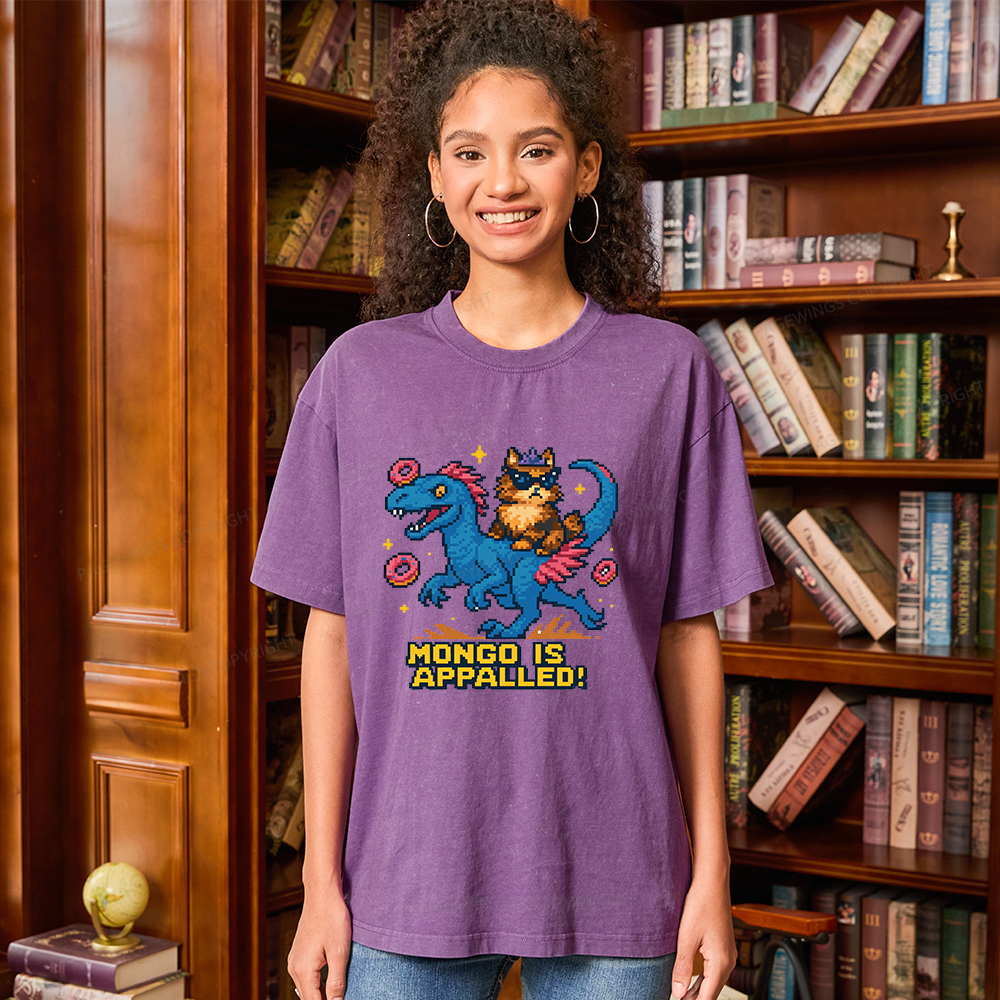 Pagewings Mongo Is Appalled Unisex Washed T-shirt
