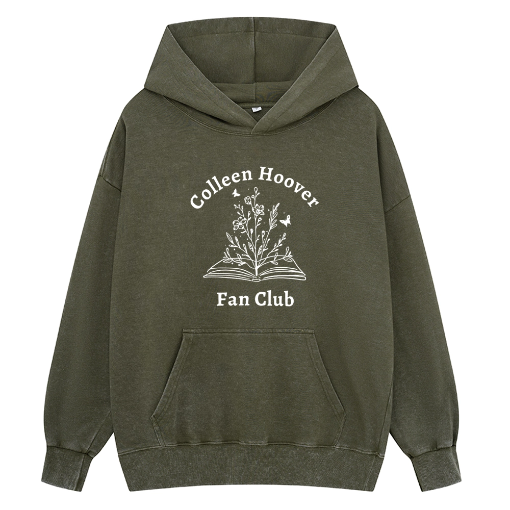 Pagewings Colleen Hoover Fan Club Unisex Washed Hoodie