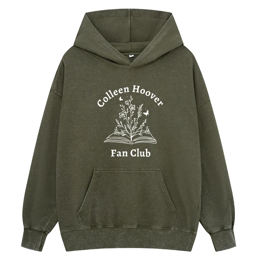 Pagewings Colleen Hoover Fan Club Unisex Washed Hoodie