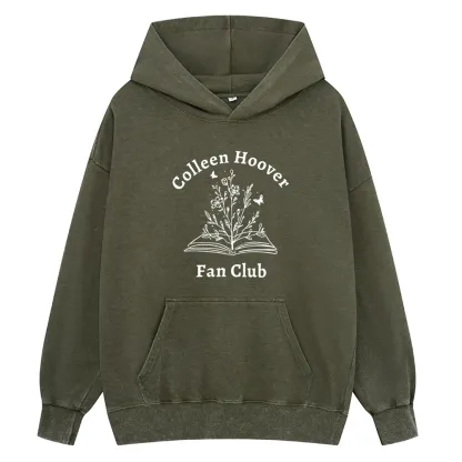 Pagewings Colleen Hoover Fan Club Unisex Washed Hoodie