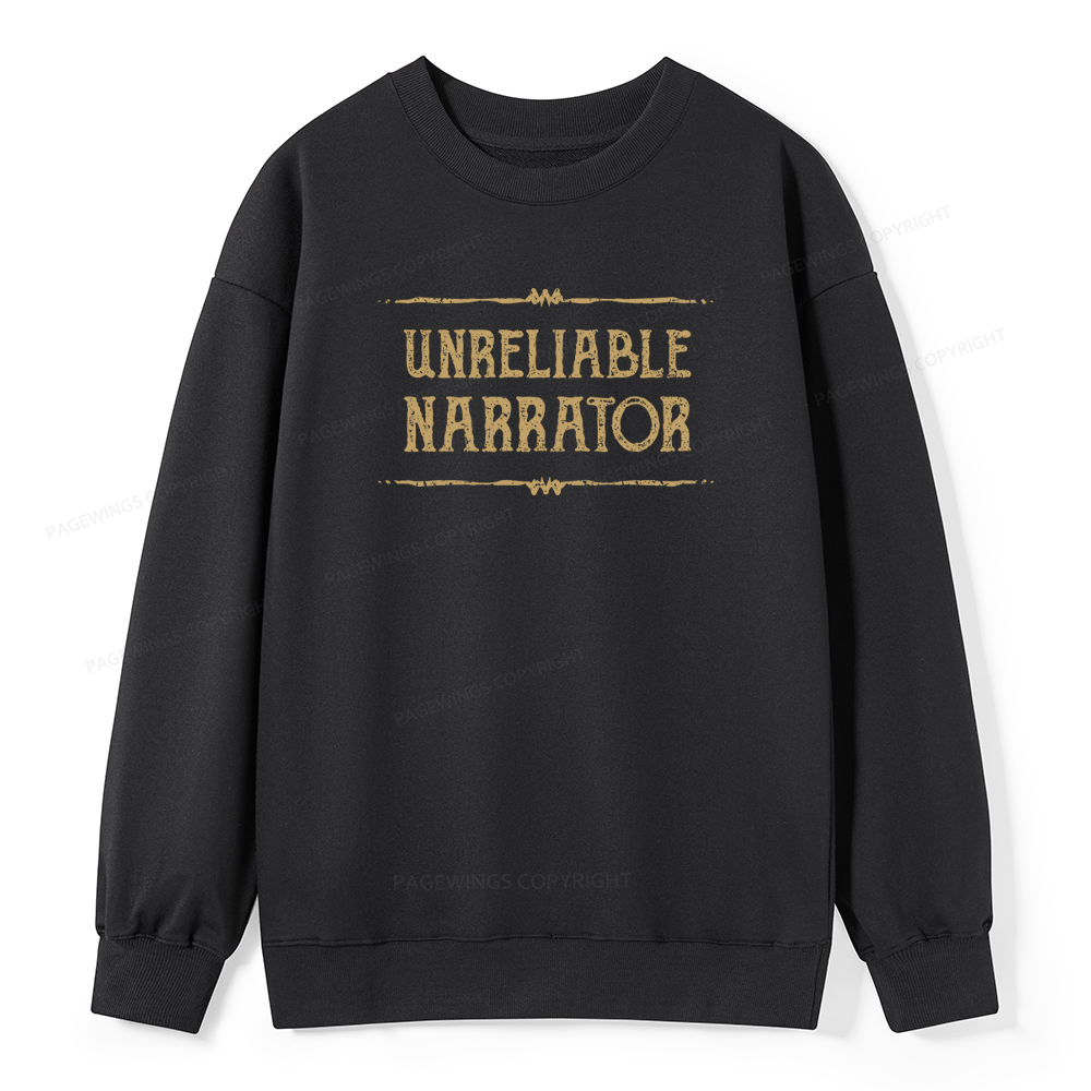 Pagewings Unreliable Narrator Unisex Classic Sweatshirt