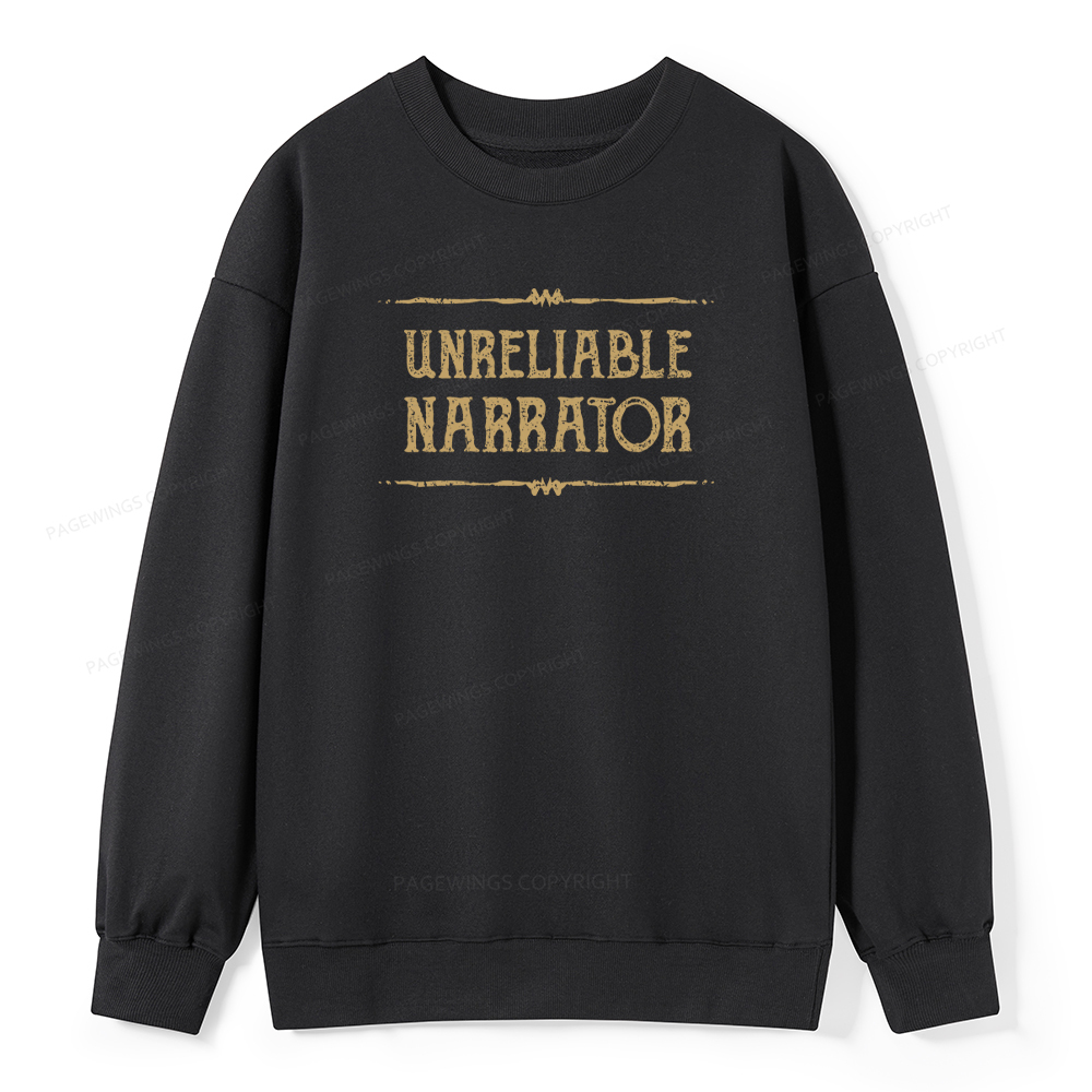 Pagewings Unreliable Narrator Unisex Classic Sweatshirt