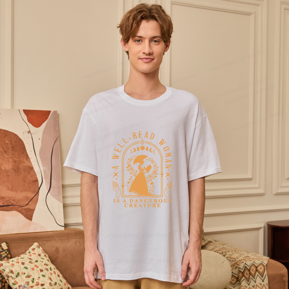 Pagewings A Well-Read Woman Is A Dangerous Creature Unisex Classic T-shirt