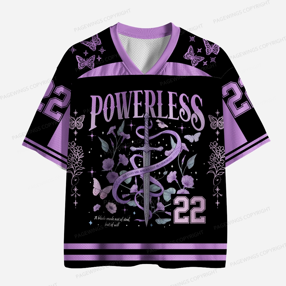 Pagewings Dark Romance Fantasy Book Unisex Mesh Jersey