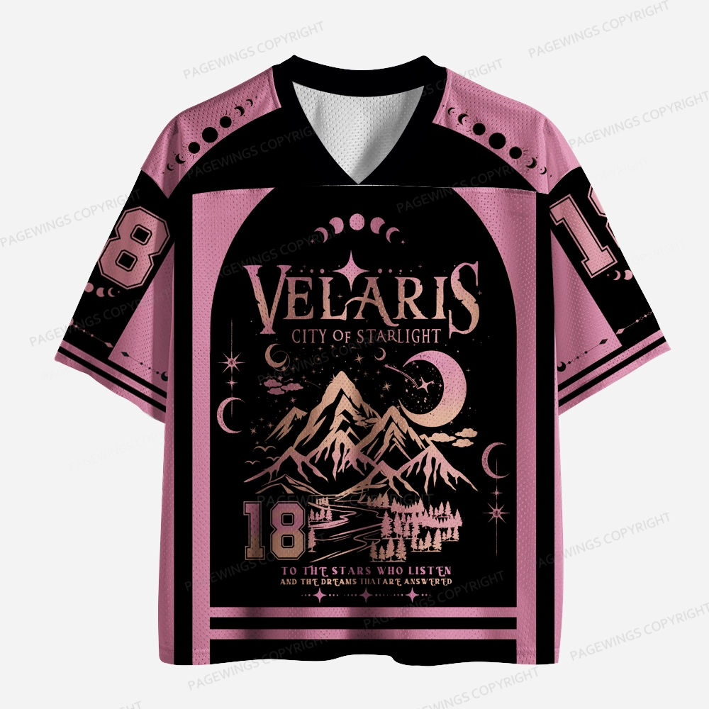 Pagewings Velaris City Of Starlight Unisex Mesh Jersey