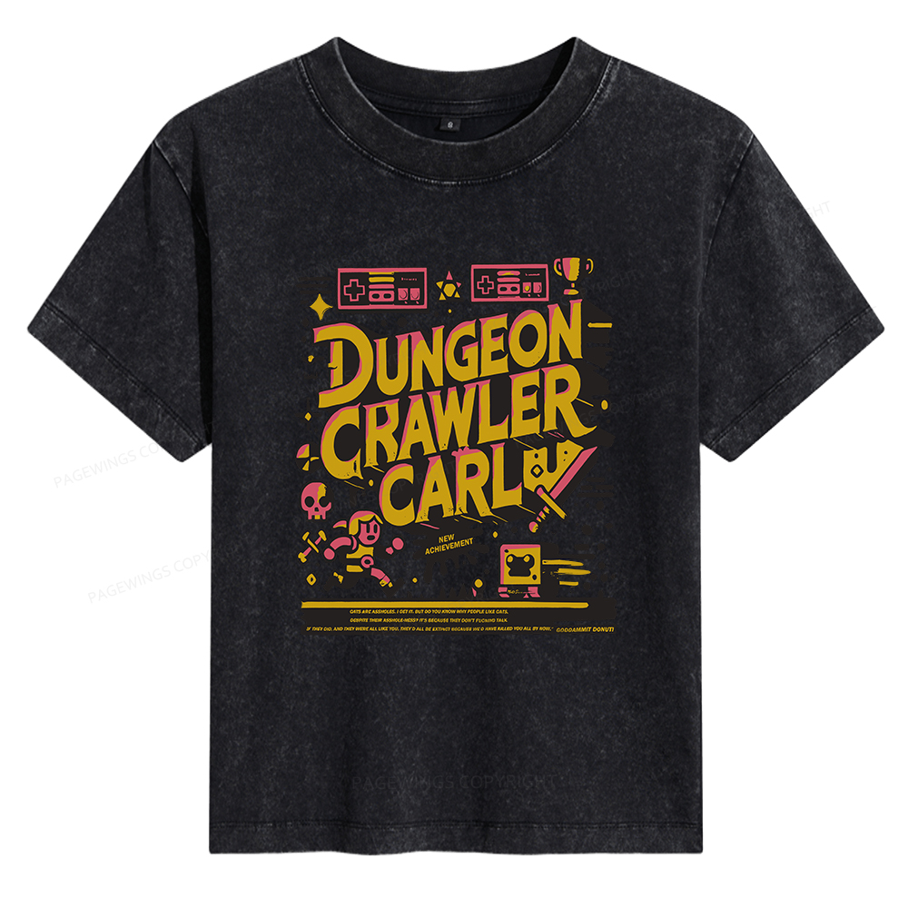 Pagewings Book New Achievement Women's Washed T-shirt