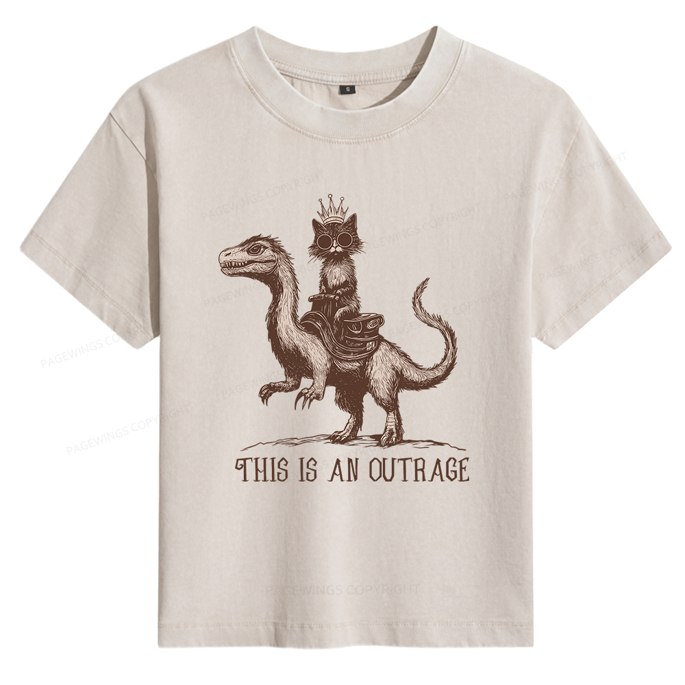 Pagewings Sci-Fi Book Lovers Women's Washed T-shirt