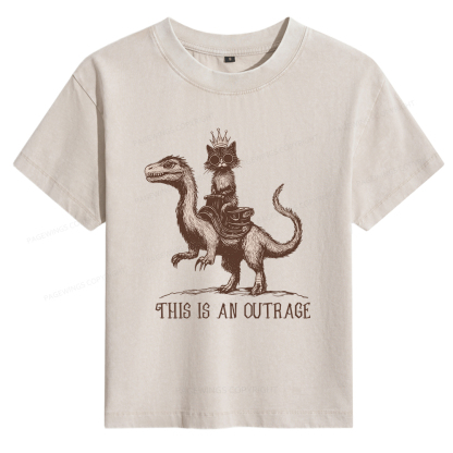 Pagewings Sci-Fi Book Lovers Women's Washed T-shirt