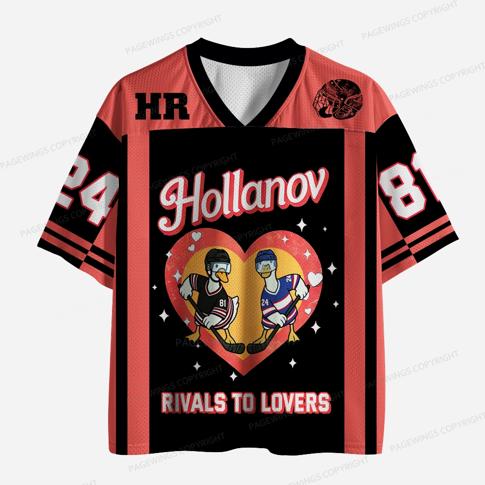 Pagewings Rivals to lovers Unisex Mesh Jersey