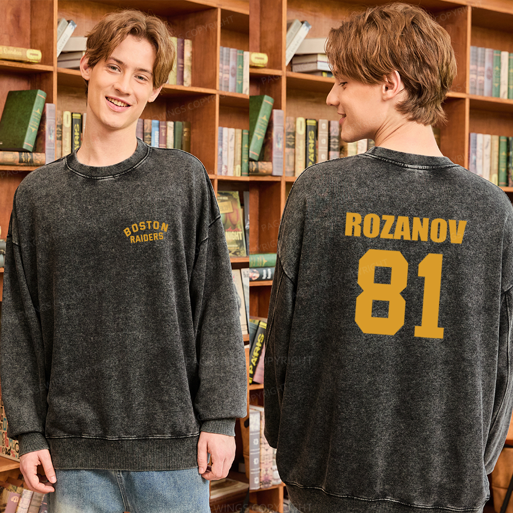 Pagewings Romance Novel Lover Unisex Washed Sweatshirt