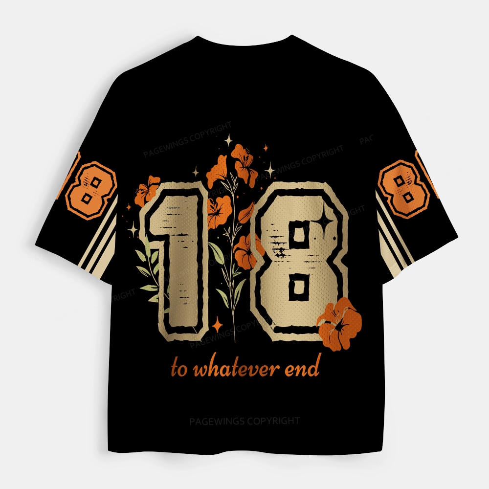 Pagewings To Whatever End Unisex Mesh Jersey