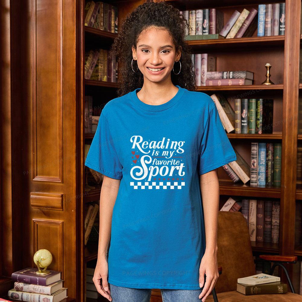 Pagewings Reading Is My Favorite Sport Unisex Classic T-shirt