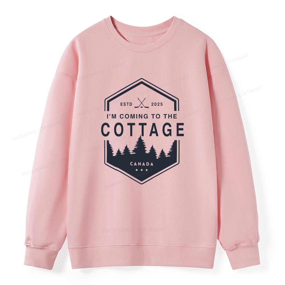 Pagewings Coming To The Cottage Classic Sweatshirt