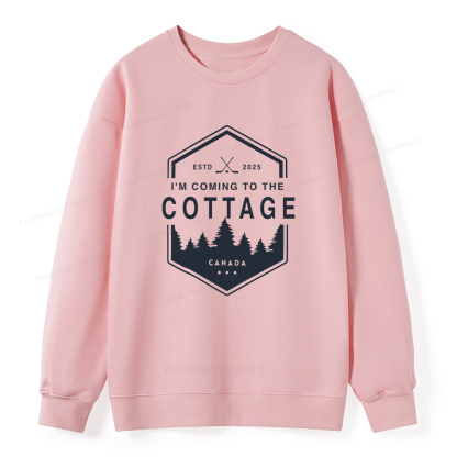 Pagewings Coming To The Cottage Classic Sweatshirt
