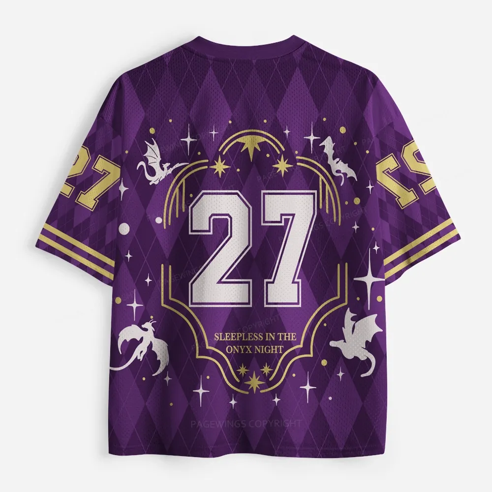 Pagewings Dancing Through The Lightning Strikes Unisex Mesh Jersey