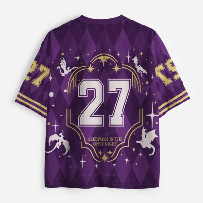 Pagewings Dancing Through The Lightning Strikes Unisex Mesh Jersey