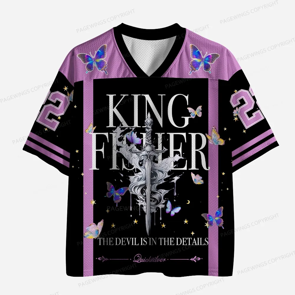 Pagewings King Fisher Unisex Mesh Jersey
