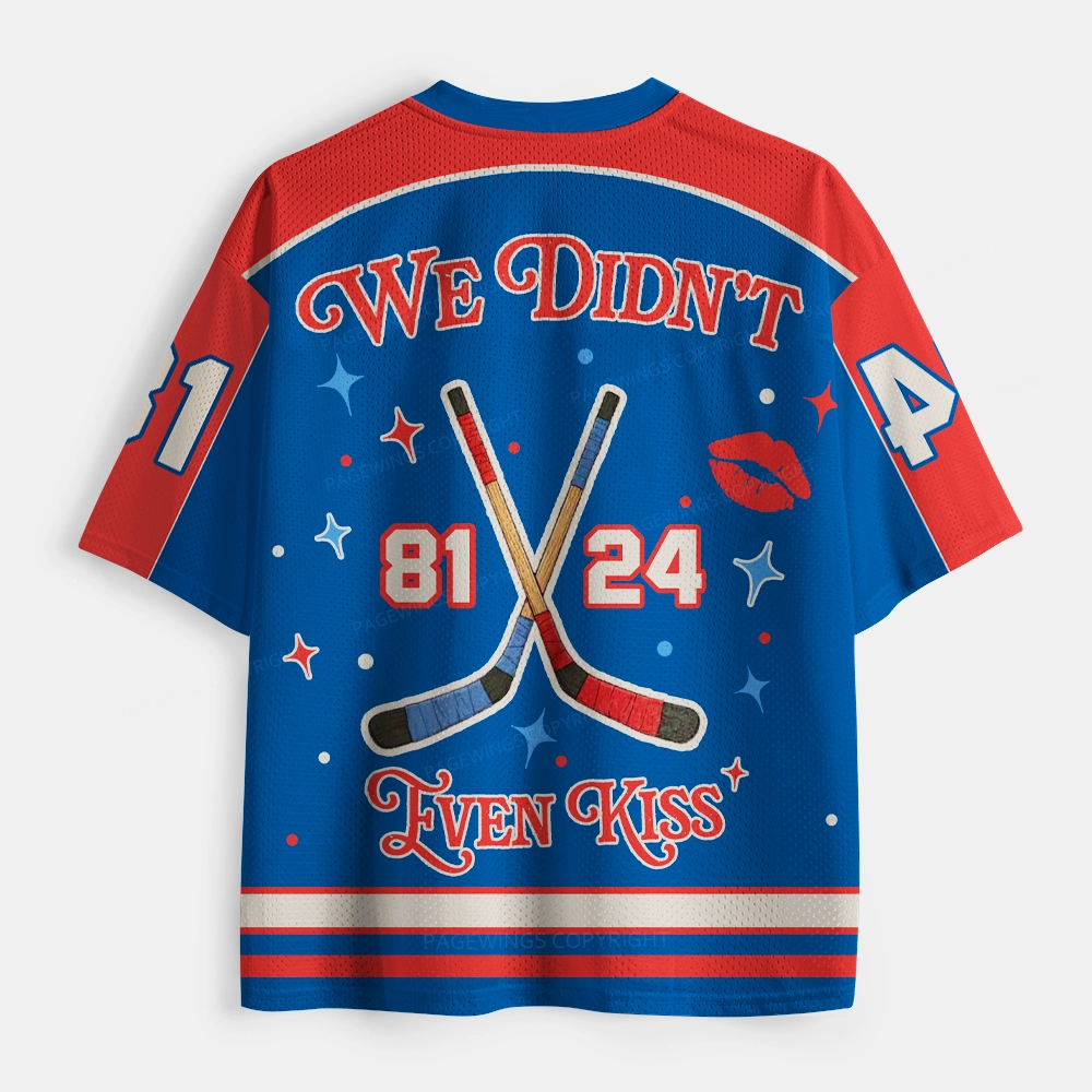 Pagewings We Didn't Even Kiss Unisex Mesh Jersey