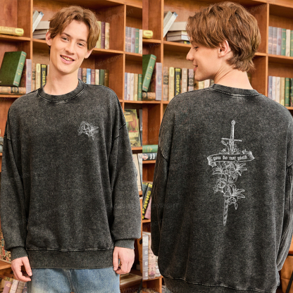 Pagewings You Do Not Yield Unisex Washed Sweatshirt