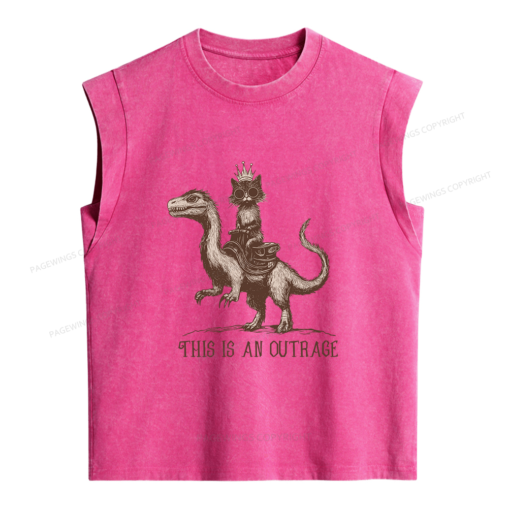 Pagewings Sci-Fi Book Lovers Women's Washed Tank Top