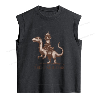 Pagewings Sci-Fi Book Lovers Women's Washed Tank Top