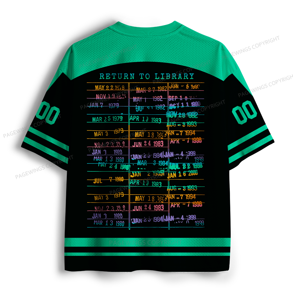 Pagewings Return To Library Unisex Mesh Jersey