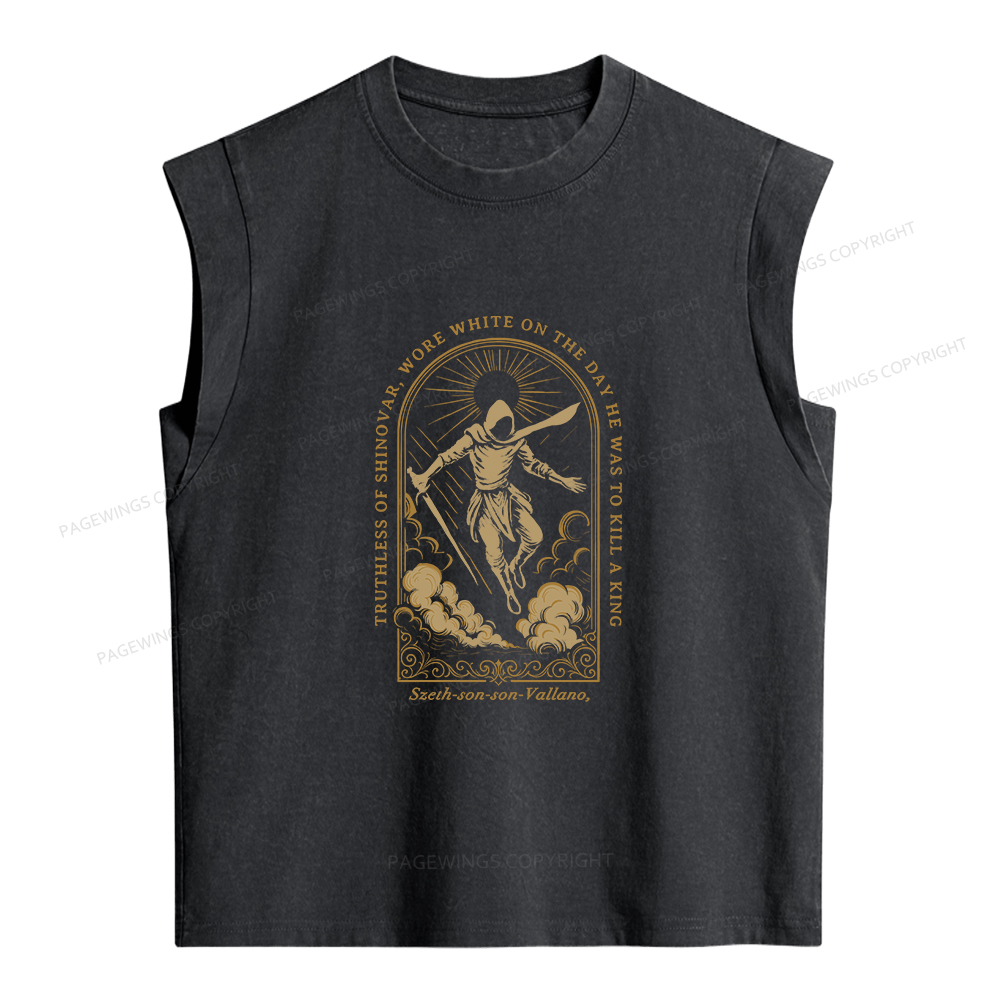 Pagewings Truthless of Shinovar Women's Washed Tank Top