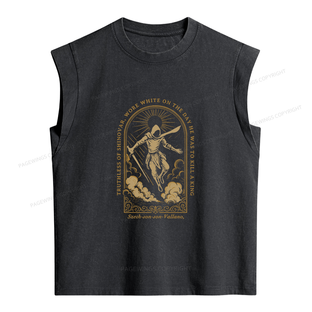Pagewings Truthless of Shinovar Women's Washed Tank Top