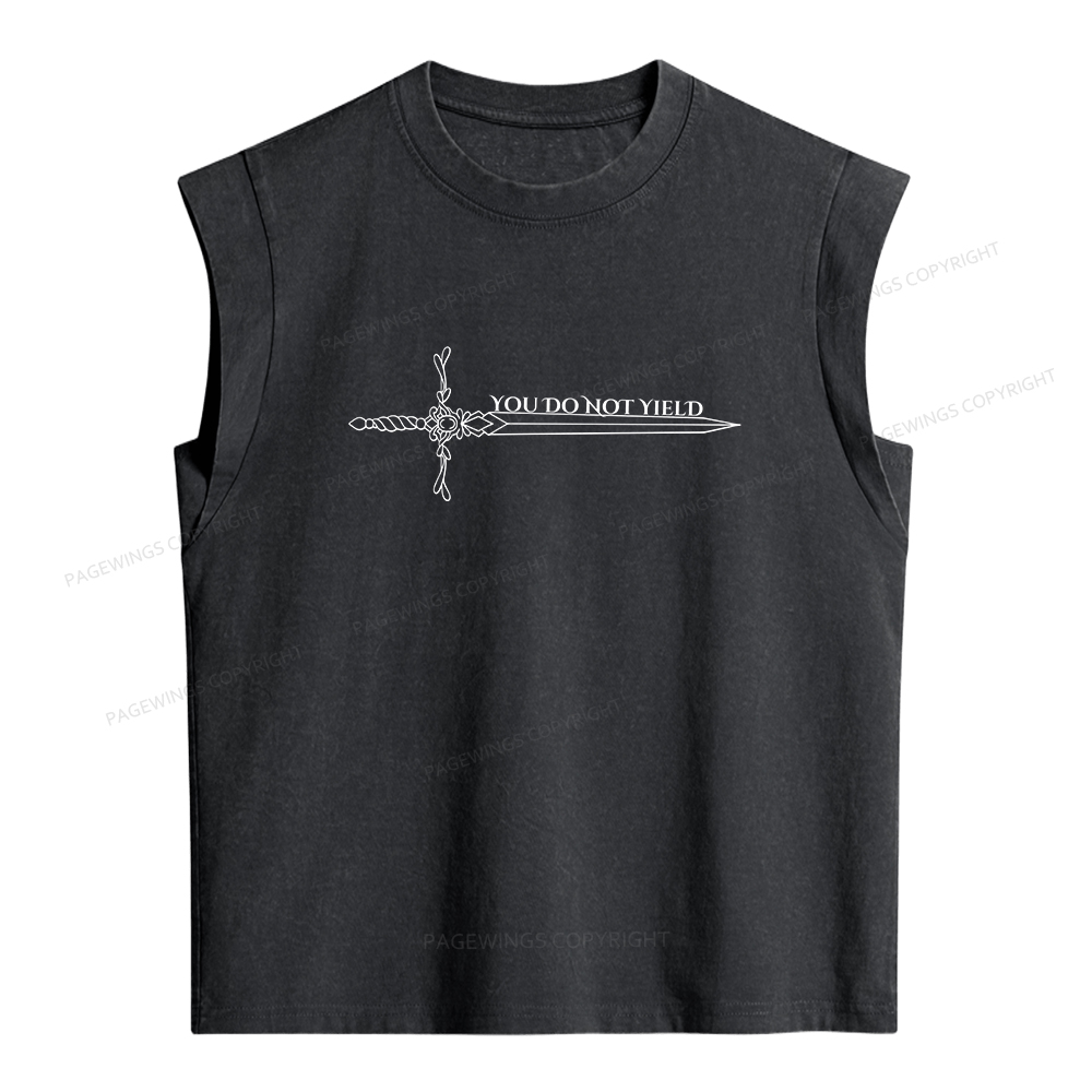 Pagewings You Do Not Yield Women's Washed Tank Top
