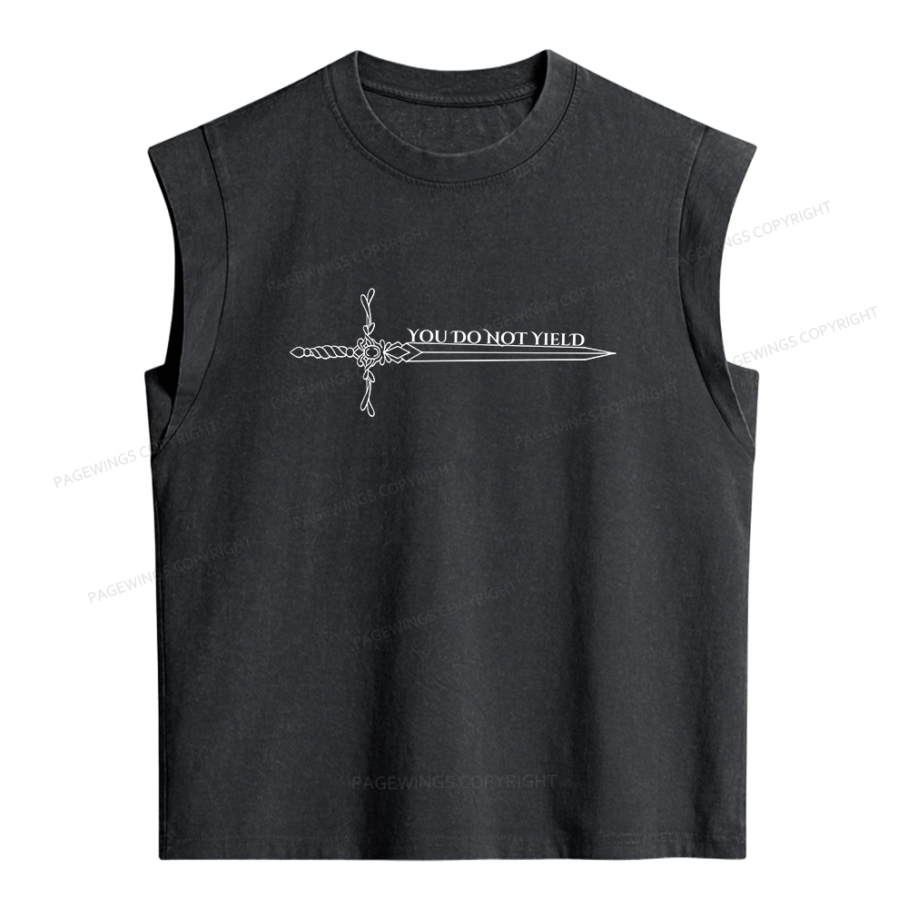 Pagewings You Do Not Yield Women's Washed Tank Top