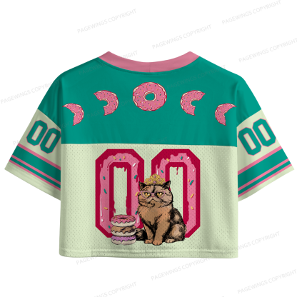 Pagewings The Queen Women's Crop Mesh Jersey