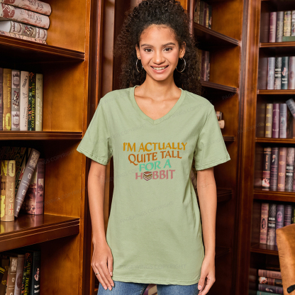 Pagewings I'm Actually Quite Tall V-neck T-shirt