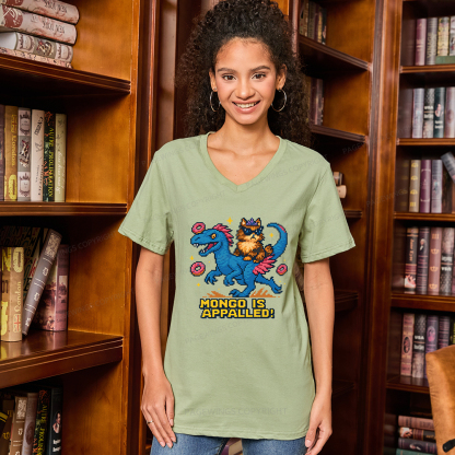 Pagewings Mongo Is Appalled V-neck T-shirt