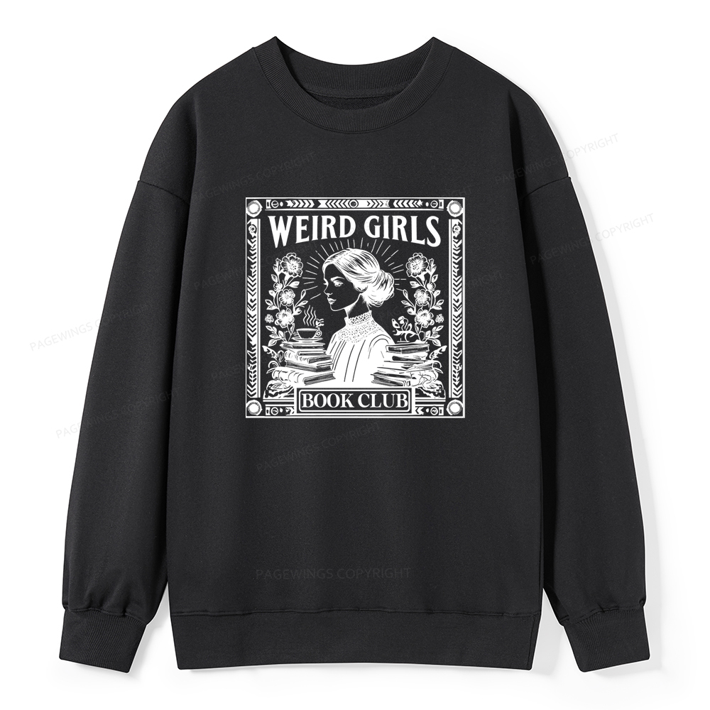 Pagewings Weird Girls Book Club Unisex Classic Sweatshirt