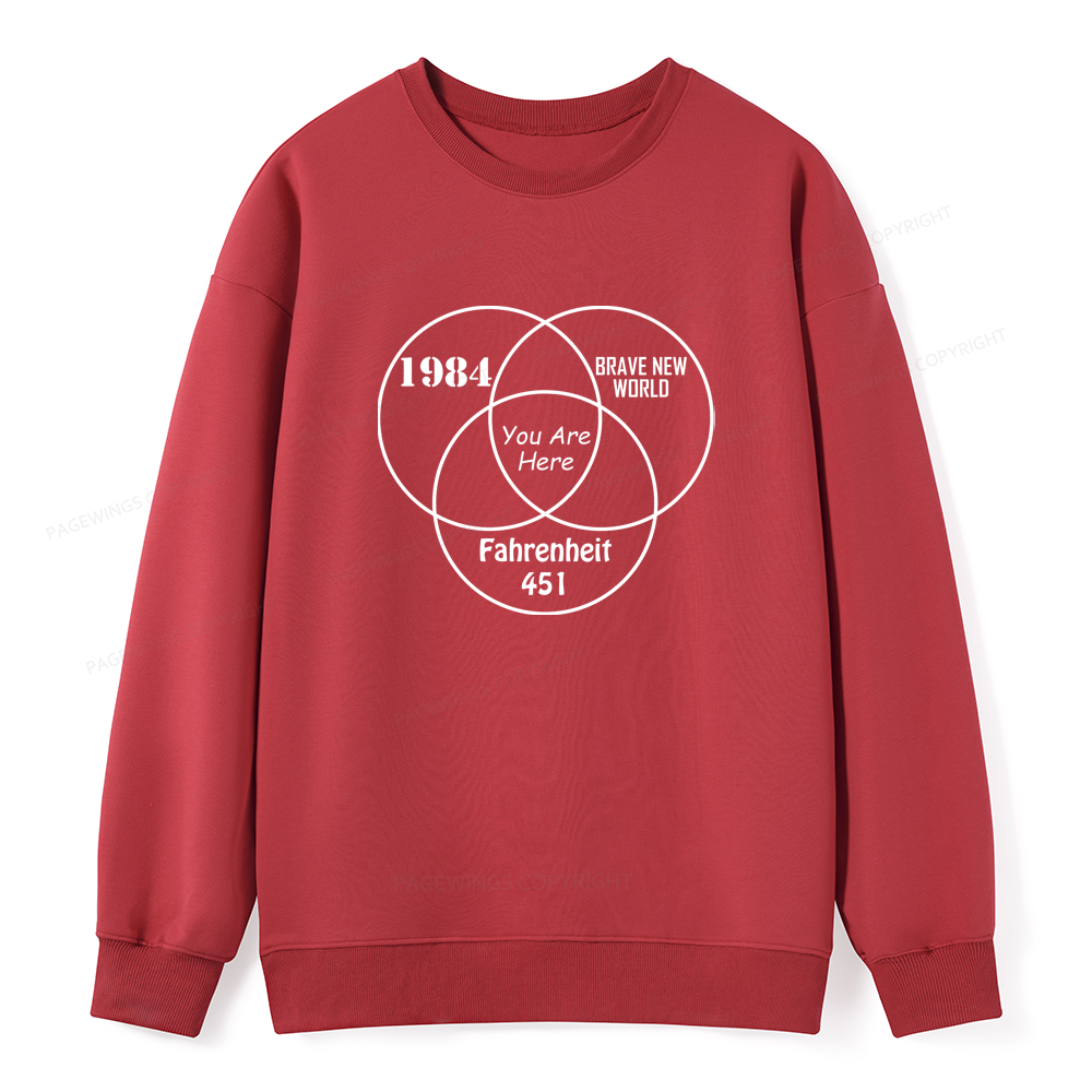 Pagewings I'm With The Banned Unisex Classic Sweatshirt