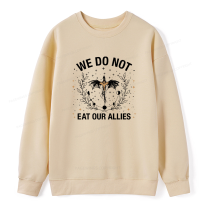 Pagewings We Do Not Eat Our Allies Unisex Classic Sweatshirt