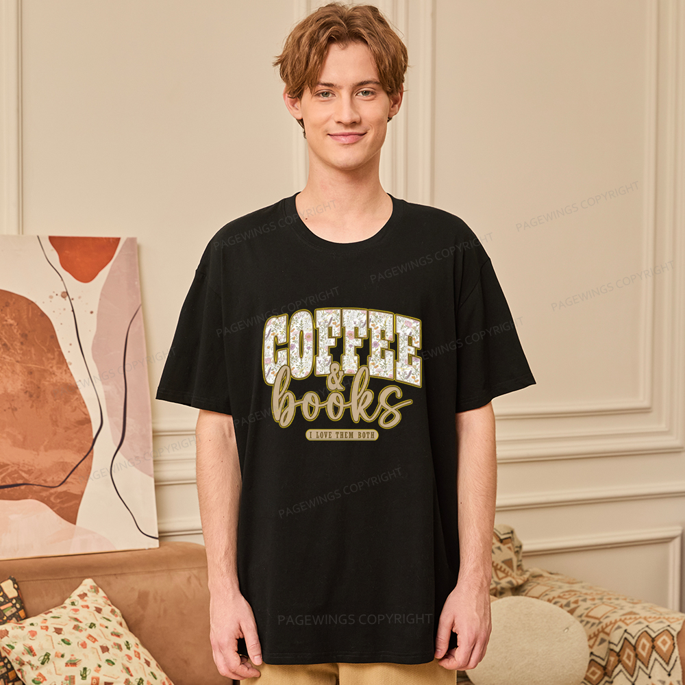 Pagewings Coffee And Books Unisex Classic T-shirt