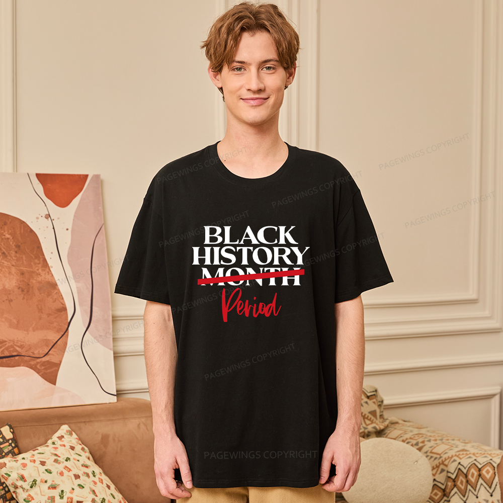 Pagewings Black History Month Period Unisex Classic T-shirt