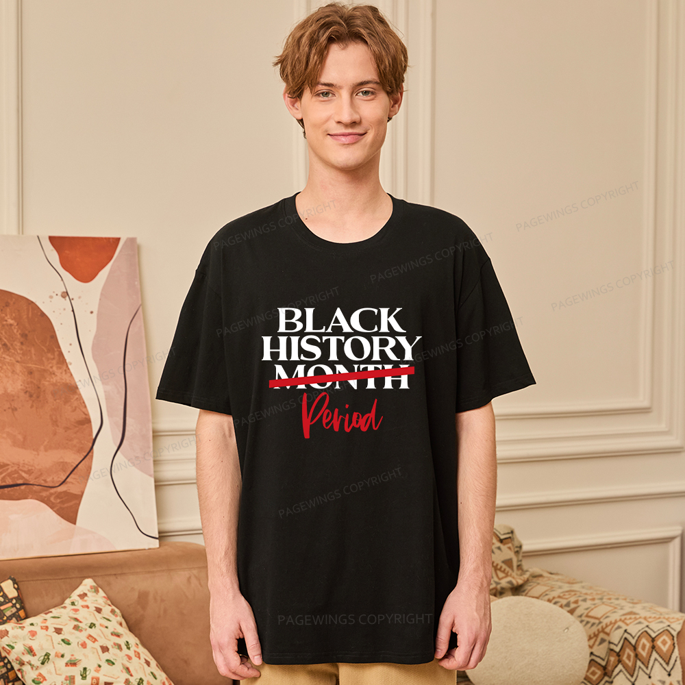 Pagewings Black History Month Period Unisex Classic T-shirt