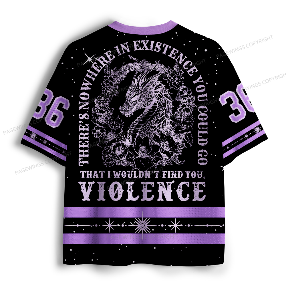 Pagewings Fantasy Dragon Unisex Mesh Jersey