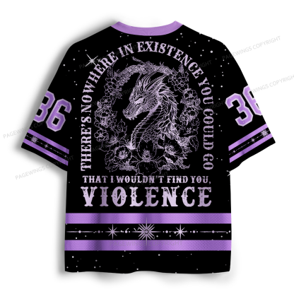 Pagewings Fantasy Dragon Unisex Mesh Jersey